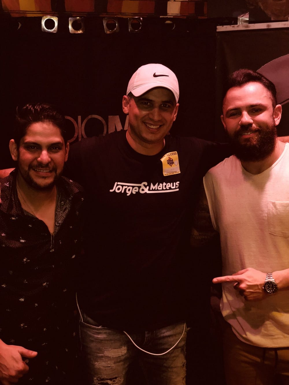 Backstage with the duo Jorge & Mateus in Orlando